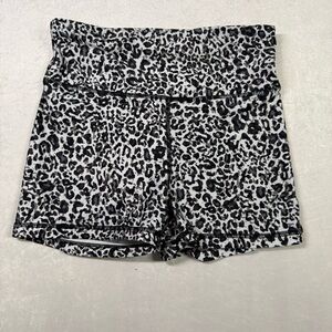 Balance Collection Black and White High Waist Women's Shorts